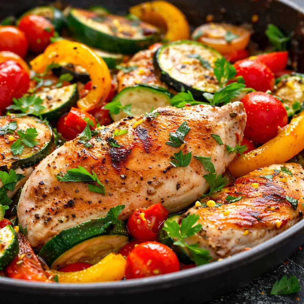 30 minute anti inflammatory dinners with salmon, quinoa, and roasted vegetables on a sheet pan