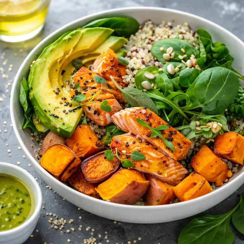 Colorful bento boxes with gut friendly lunch recipes packed for a healthy meal.
