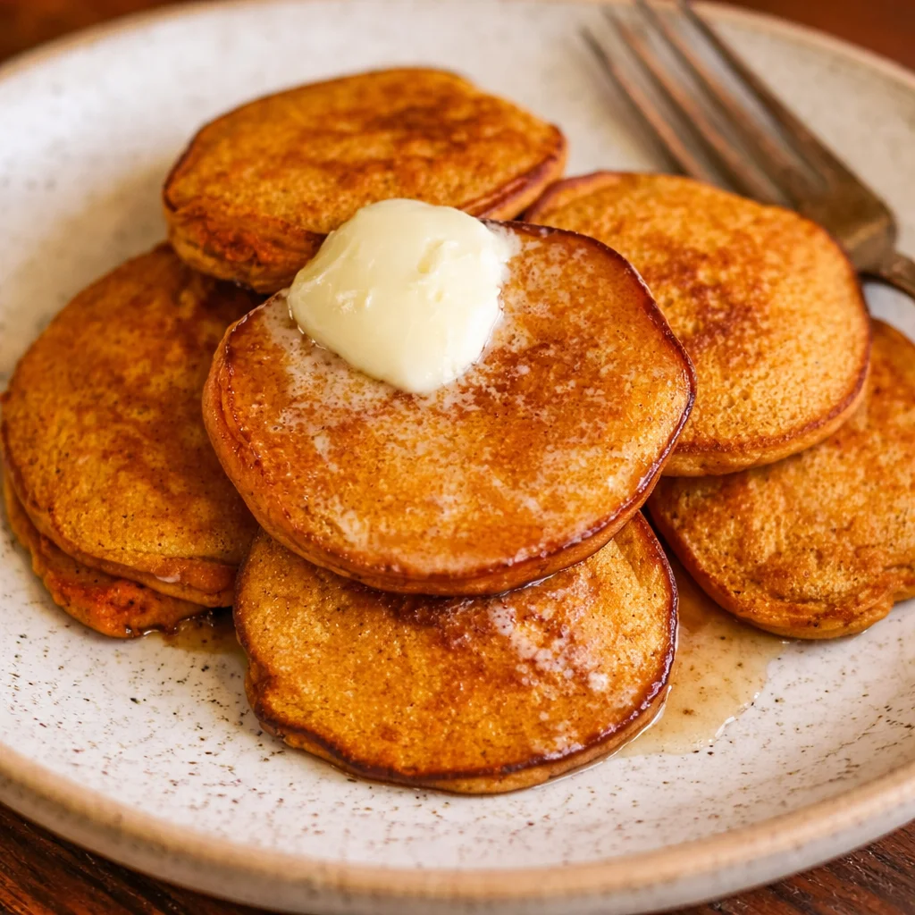 Fluffy Sweet Potato Pancakes - Gluten Free and Dairy Free for a healthy breakfast