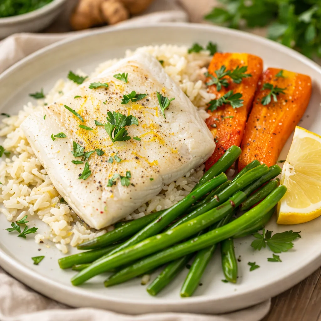 Healthy dinner ideas for reducing bloating with gut-friendly ingredients like yogurt and ginger.