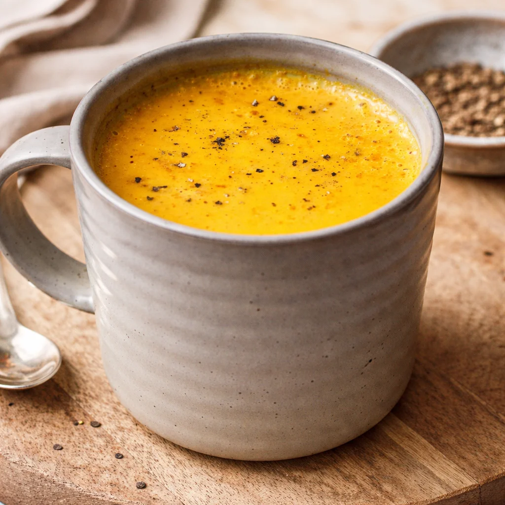 essential-golden-milk-turmeric-milk-recipe-for-c-2026-03-14-014239 A warm cup of Golden Milk (Turmeric Milk) with spices for health benefits.