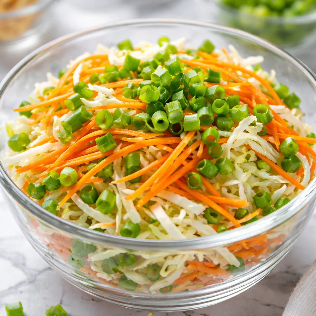 Egg Roll in a Bowl recipe with fresh veggies and ground pork for meal prep.