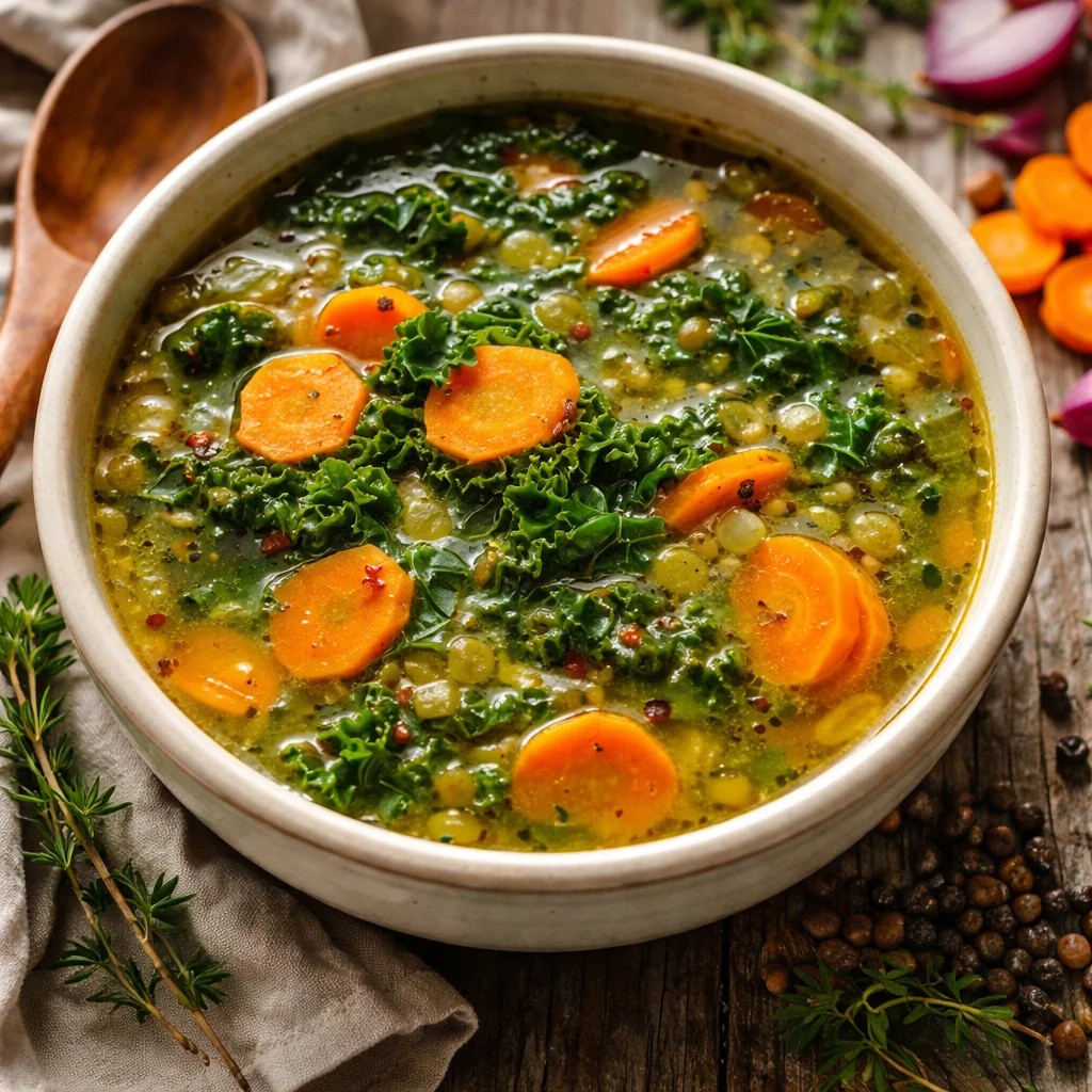 simple-delicious-vegetable-soup-recipe-2026-03-27-150216 A bowl of fresh vegetable soup loaded with colorful veggies and herbs.