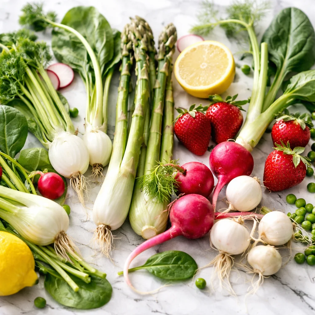 Spring Gut Detox Foods for improved digestion and detoxification