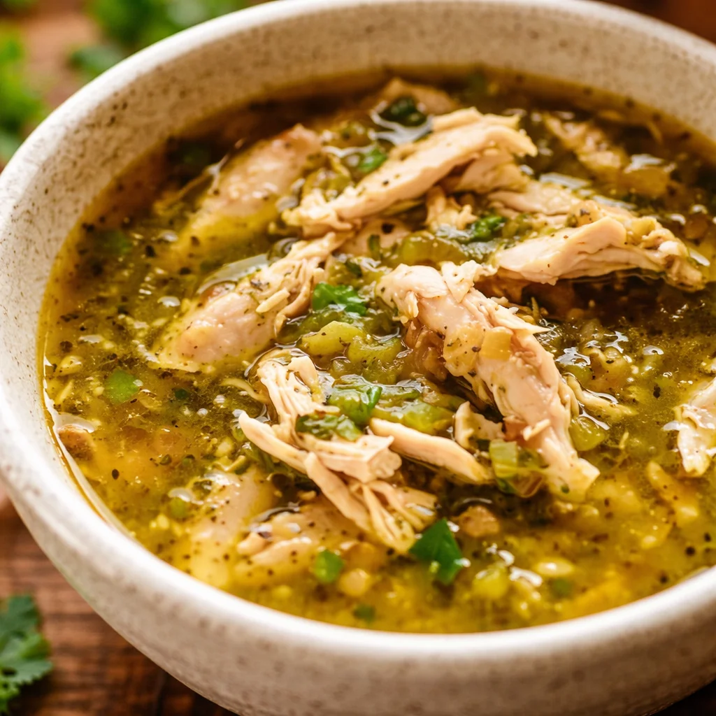 tender-chicken-chile-verde-that-heals-and-delights-2026-03-14-014237 Tender Chicken Chile Verde dish with spices known for anti-inflammatory properties.