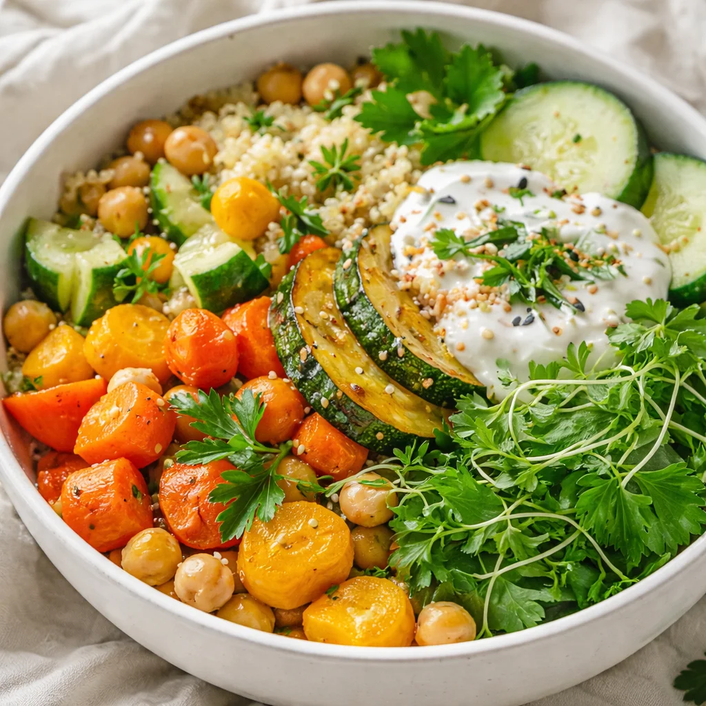 Delicious gut friendly dinner recipes packed with probiotics and prebiotics.